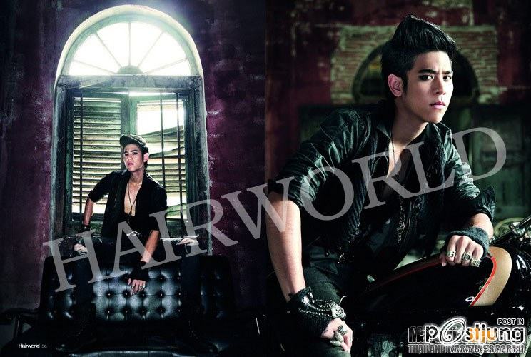 พอร์ช-ศรัณย์ เบี้องหลังถ่ายแบบนิตยสาร HAIR WORLD no.36  September 2011