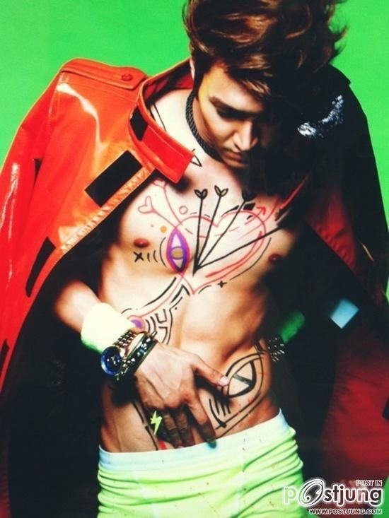 Siwon‘s sexy photo from Mr. Simple 5th album