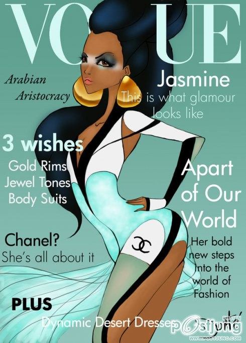 Disney Princess [Themed Vogue Covers]
