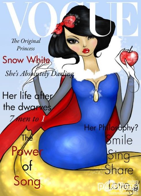 Disney Princess [Themed Vogue Covers]