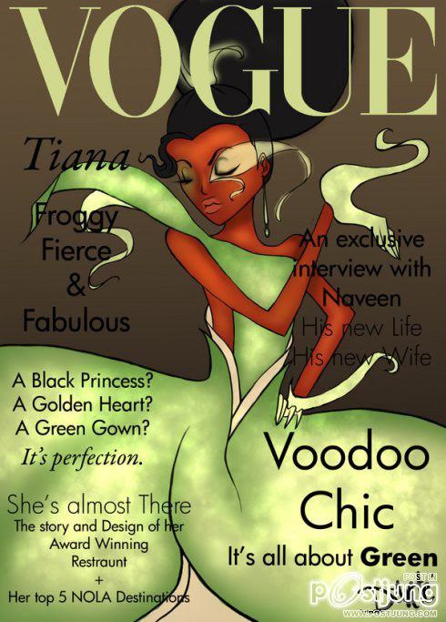 Disney Princess [Themed Vogue Covers]