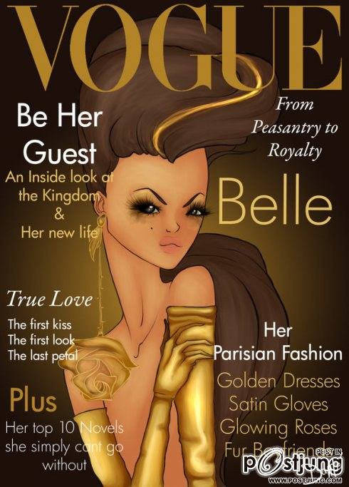 Disney Princess [Themed Vogue Covers]