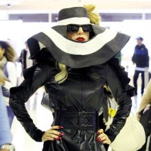 Lady Gaga at Sydney Airport