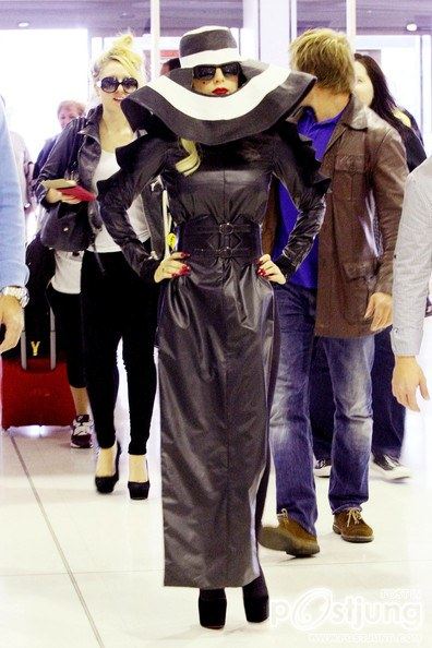 Lady Gaga at Sydney Airport