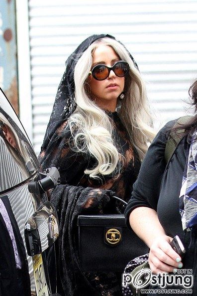 Lady Gaga in the Meatpacking District