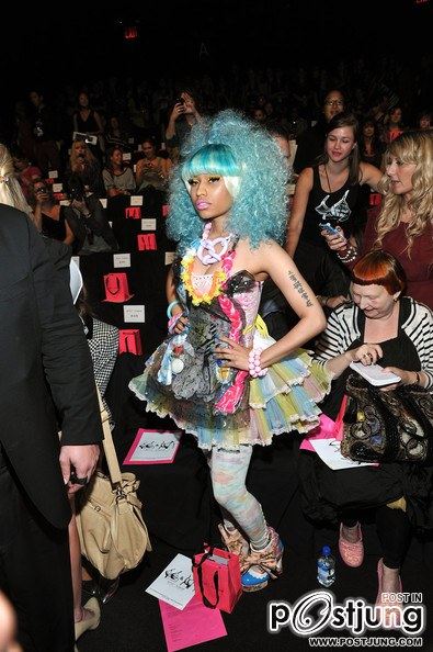 Nicki Minaj AT Spring 2012 Mercedes-Benz Fashion Week