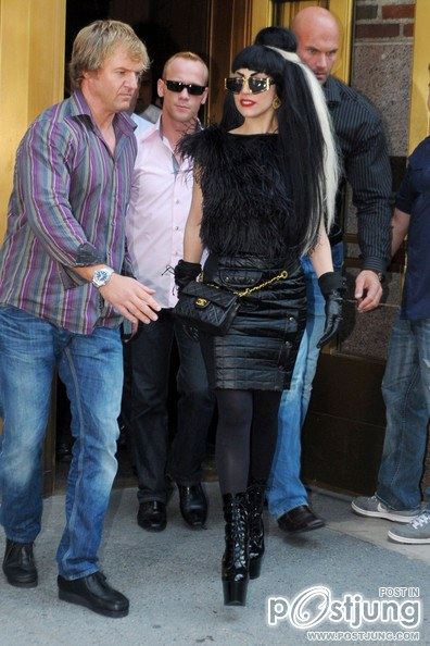 Lady Gaga and Luc Carl in Manhattan 2