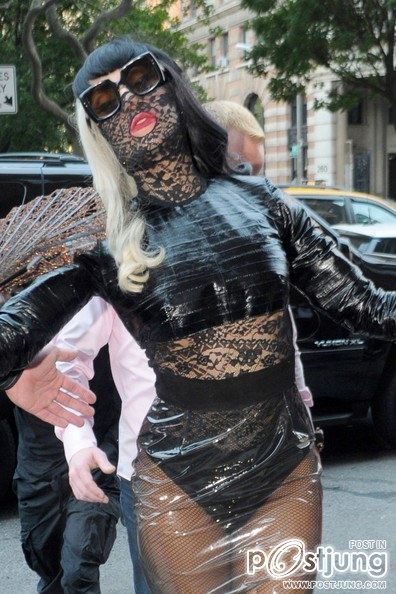 Lady Gaga and Luc Carl in Manhattan 2