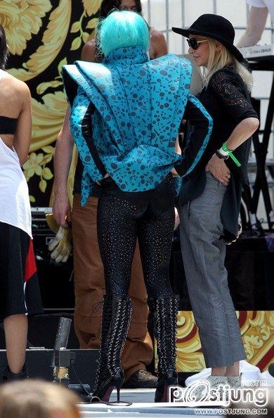 Lady Gaga Rehearses for the MuchMusic Video Awards