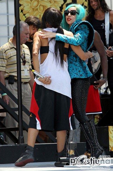 Lady Gaga Rehearses for the MuchMusic Video Awards