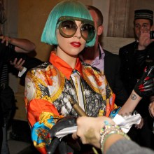 Lady Gaga at the St. Regis Hotel