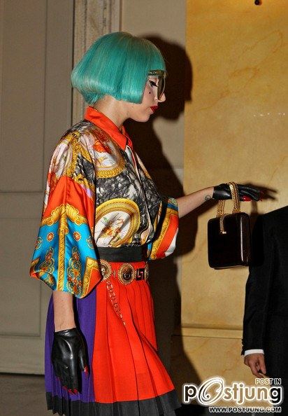 Lady Gaga at the St. Regis Hotel