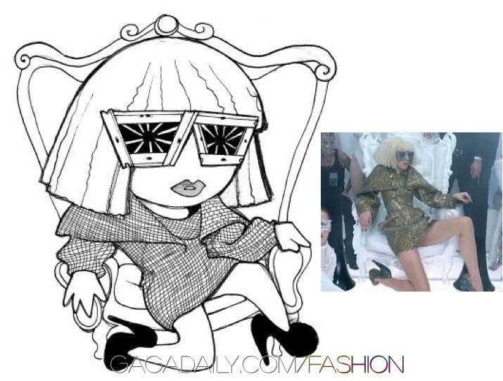 Gaga กลายเป็นการ์ตูน SD