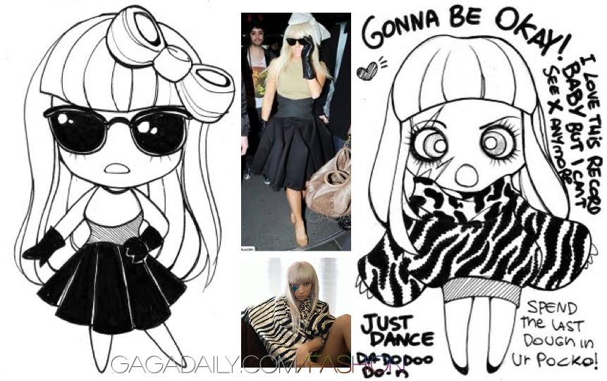 Gaga กลายเป็นการ์ตูน SD