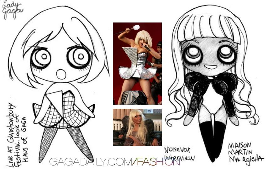 Gaga กลายเป็นการ์ตูน SD