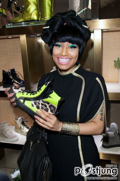 Nicki Minaj - Giuseppe Zanotti Design Fashion's Night Out