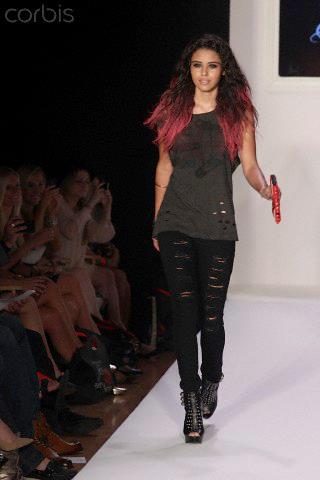 Abbey Dawn at NY Fashion Week -Avril Lavigne