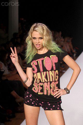 Abbey Dawn at NY Fashion Week -Avril Lavigne