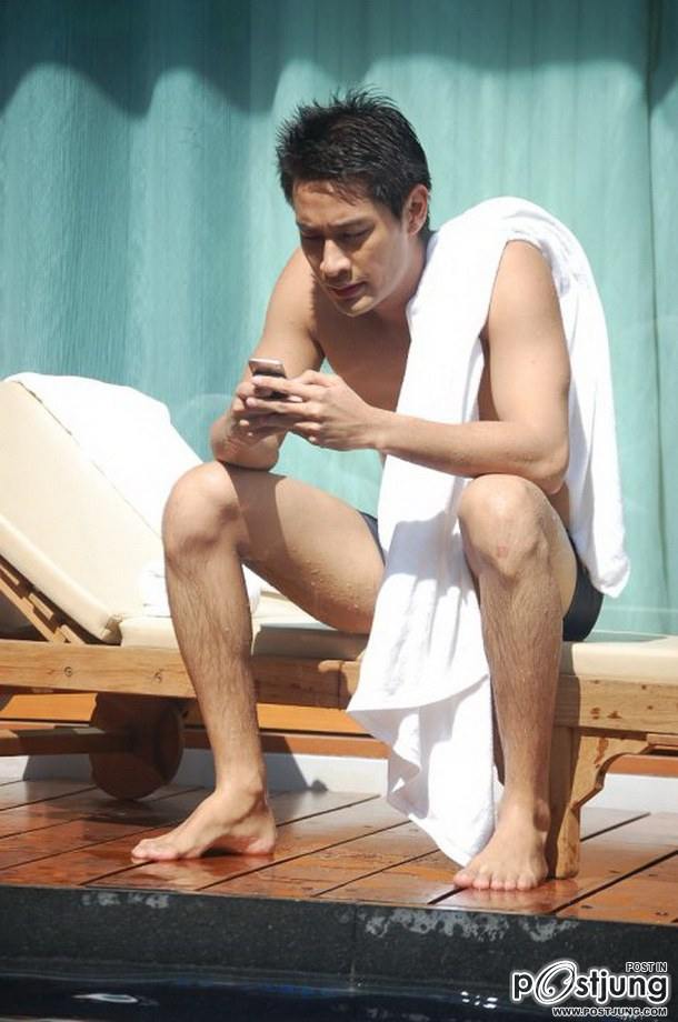 พี่ป้องถอดเสื้อยั่วน้ำลาย