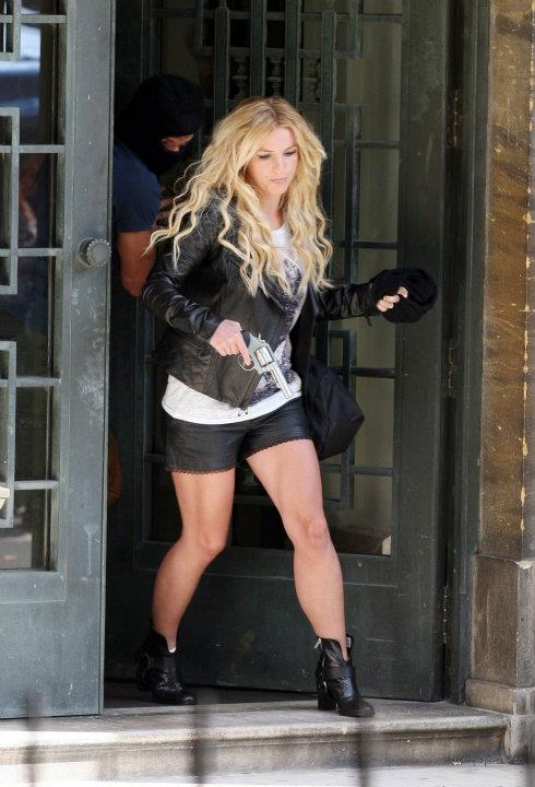 Britney Spears Shooting 'Criminal' Video