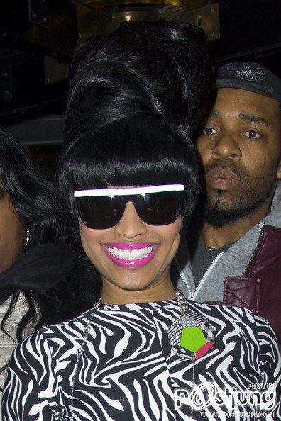 Nicki Minaj Outside the Dorchester Hotel
