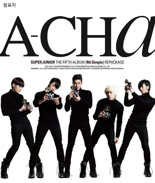 Super Junior's 5th repackage album "A-CHA"