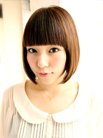 1. บ๊อบสั้นหน้าม้า