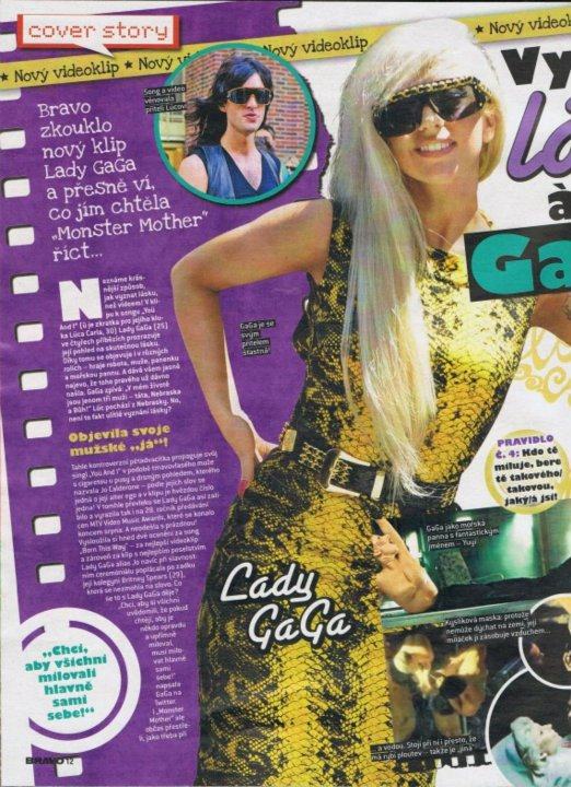 Gaga On Bravo Magazine