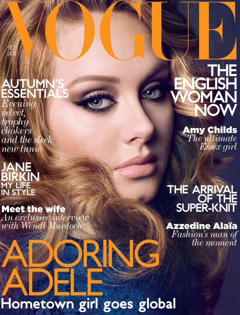 Adele ขึ้นปกนิตยสาร Vogue ฉบับล่าสุด!!!!