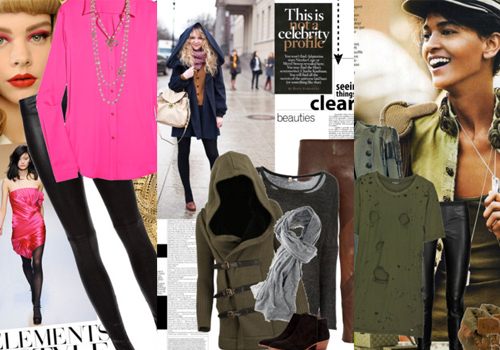 แฟชั่น จับคู่ เลกกิ้งหนัง กะเสื้อ ตัวสวย ให้เข้าเซ็ท