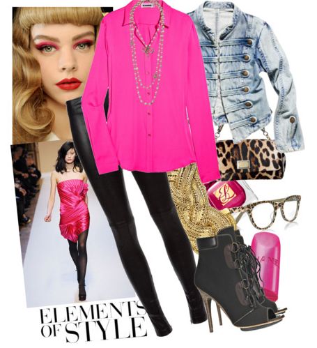 แฟชั่น จับคู่ เลกกิ้งหนัง กะเสื้อ ตัวสวย ให้เข้าเซ็ท