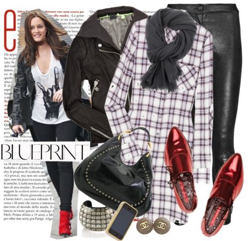 แฟชั่น จับคู่ เลกกิ้งหนัง กะเสื้อ ตัวสวย ให้เข้าเซ็ท