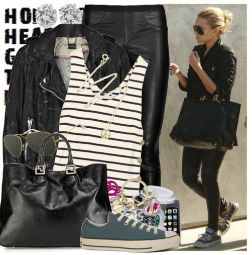 แฟชั่น จับคู่ เลกกิ้งหนัง กะเสื้อ ตัวสวย ให้เข้าเซ็ท