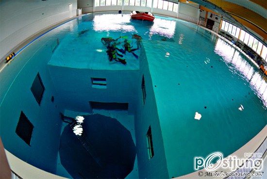 มาดูสระว่ายน้ำที่ลึกที่สุดในโลกกันคับ