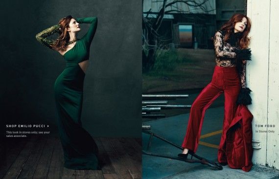 Drew Barrymore ใน Neiman Marcus The September Book 2011