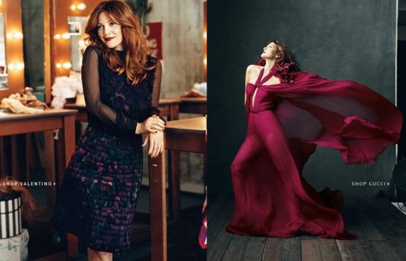 Drew Barrymore ใน Neiman Marcus The September Book 2011