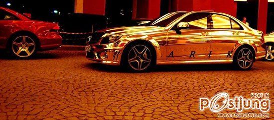 เบนซ์ทองคำ Gold plated Mercedes-Benz