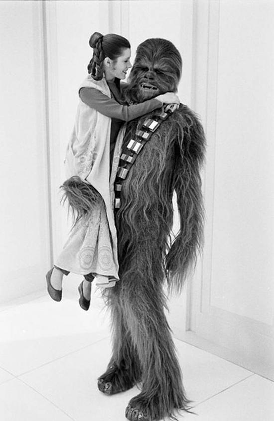 Princess Leia & Chewbacca @ Esquire Spain October 2011
