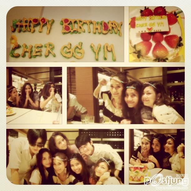 พลอย-เฌอมาลย์ @ Birthdaydinner