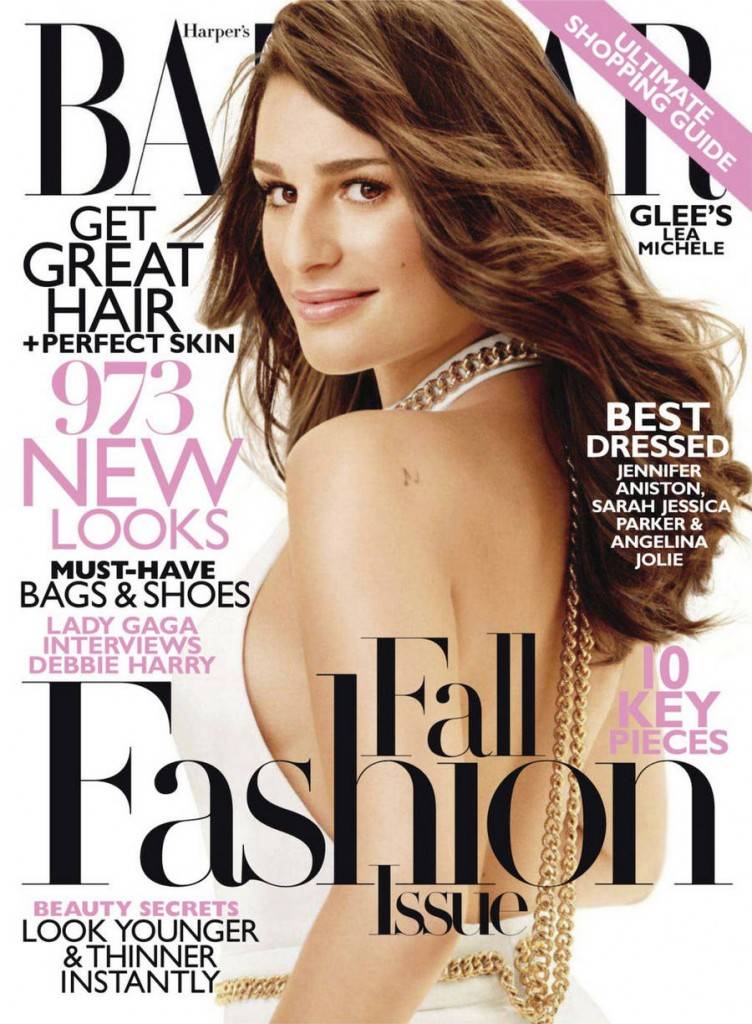 Lea Michele ขึ้นปก Harper&rsquo;s Bazaar US  2011