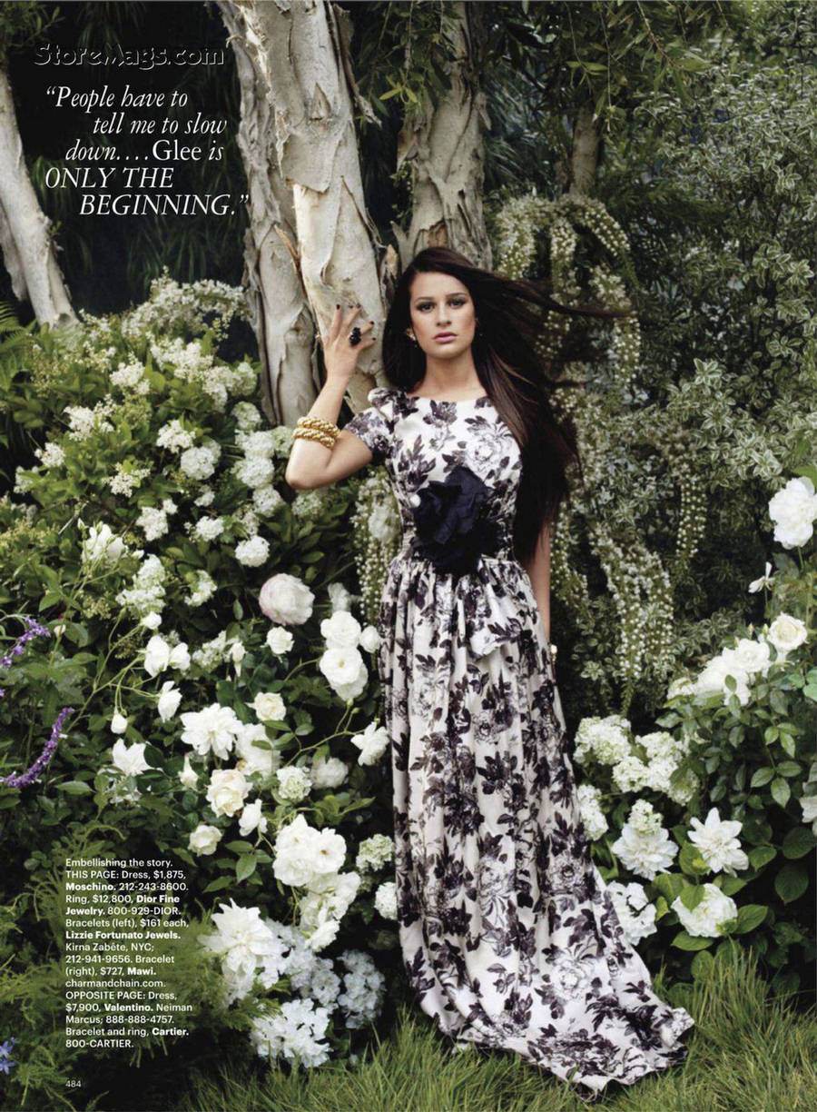 Lea Michele ขึ้นปก Harper&rsquo;s Bazaar US  2011