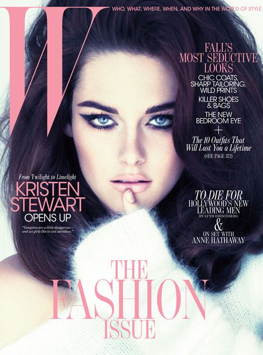 Kristen Stewart ในนิตยสาร W Magazine
