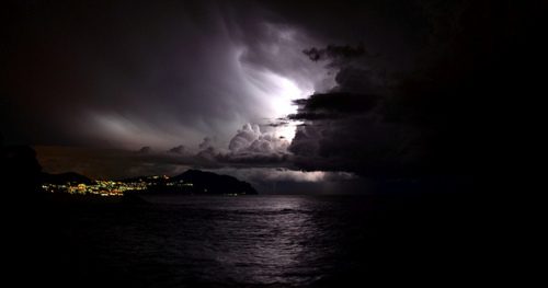 ภาพพายุความสวยงามเเต่เเฝงด้วยความดุร้ายเเละมหันตภัย