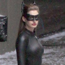 Anne hataway  in costume Catwoman @ 'The Dark Knight Rises'