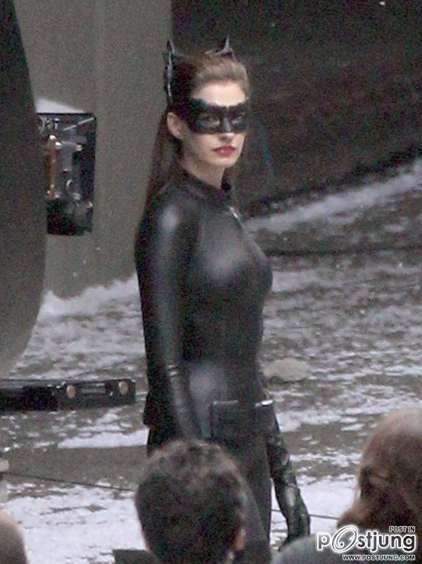 Anne hataway  in costume Catwoman @ 'The Dark Knight Rises'