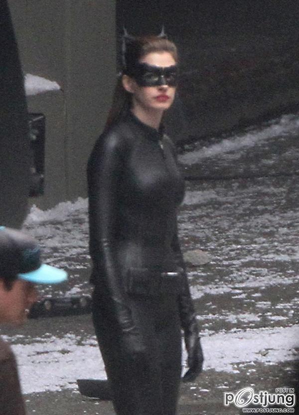 Anne hataway  in costume Catwoman @ 'The Dark Knight Rises'