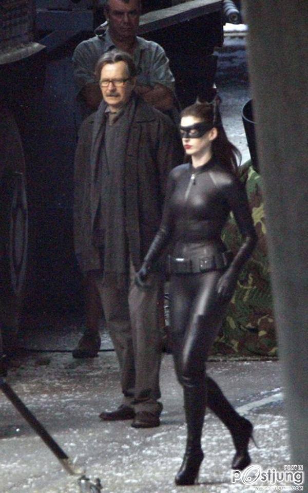 Anne hataway  in costume Catwoman @ 'The Dark Knight Rises'