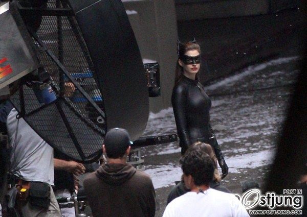 Anne hataway  in costume Catwoman @ 'The Dark Knight Rises'