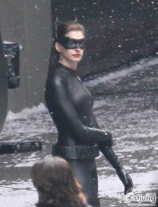 Anne hataway  in costume Catwoman @ 'The Dark Knight Rises'