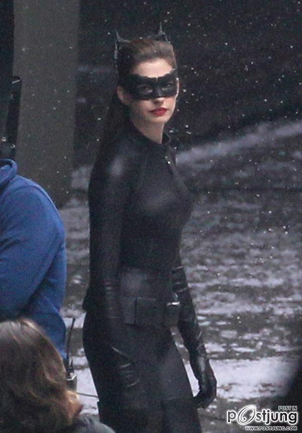 Anne hataway  in costume Catwoman @ 'The Dark Knight Rises'